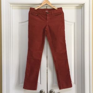 J.Crew Rust Corduroy Pants